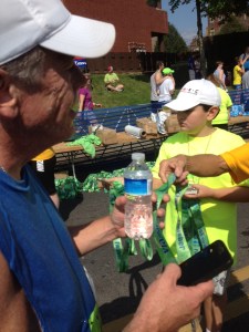 Getting Finisher's Medal