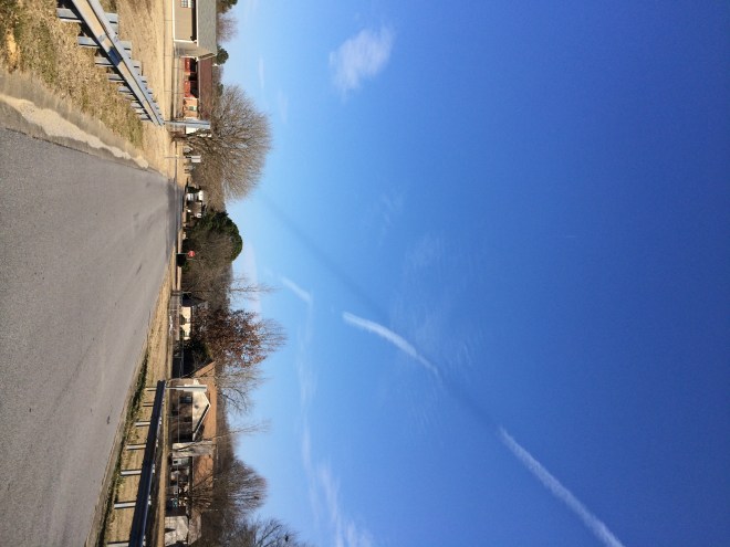 Black line in the sky